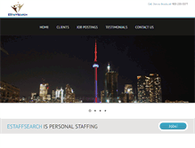 Tablet Screenshot of estaffsearch.com